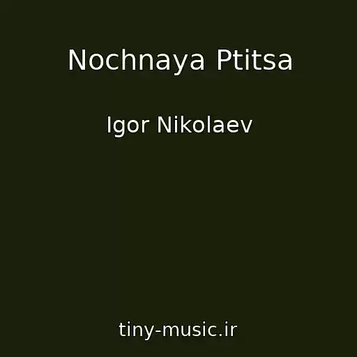 کاور آهنگ Nochnaya Ptitsa از Igor Nikolaev