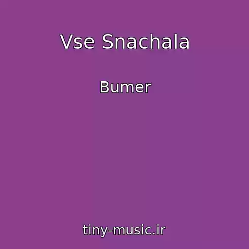 کاور آهنگ Vse Snachala از Bumer