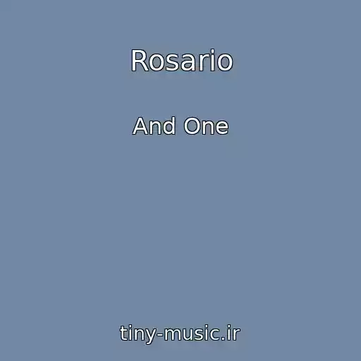 کاور آهنگ Rosario از And One