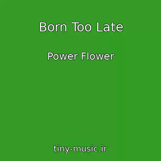 کاور آهنگ Born Too Late از Power Flower