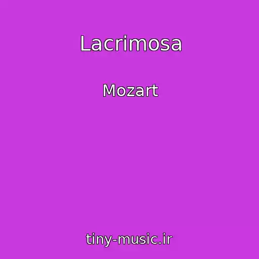 کاور آهنگ Lacrimosa از Mozart