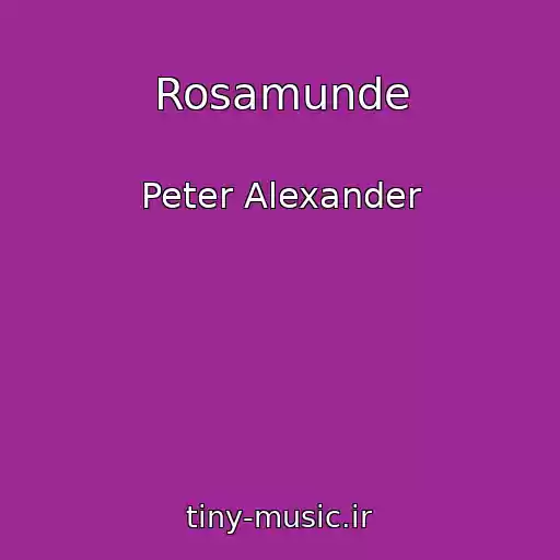 کاور آهنگ Rosamunde از Peter Alexander