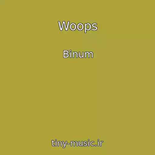 کاور آهنگ Woops از Binum
