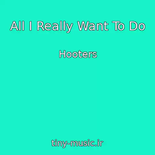 کاور آهنگ All I Really Want To Do از Hooters