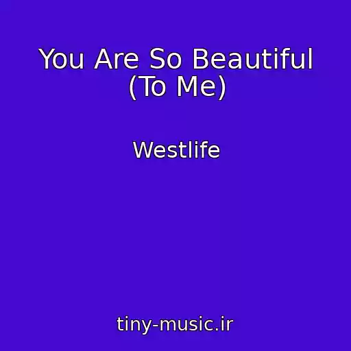 کاور آهنگ You Are So Beautiful (To Me) از Westlife