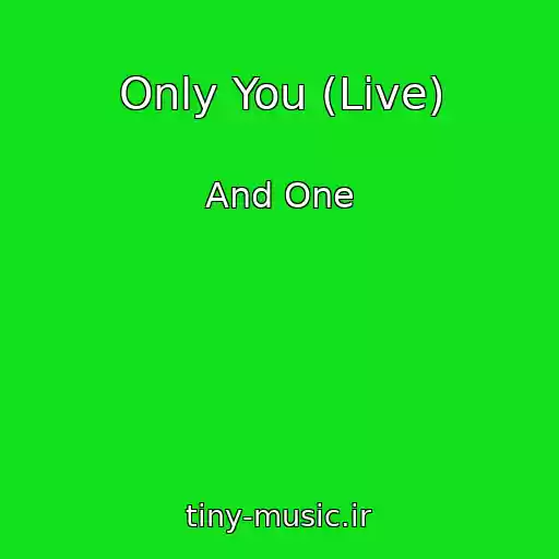 کاور آهنگ Only You (Live) از And One