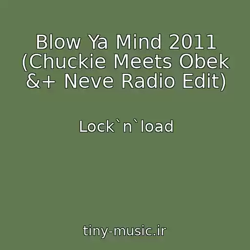 کاور آهنگ Blow Ya Mind 2011 (Chuckie Meets Obek &+ Neve Radio Edit) از Lock`n`load