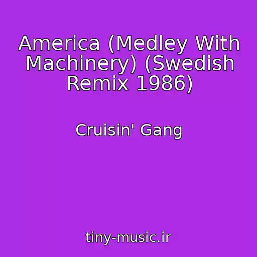 کاور آهنگ America (Medley With Machinery) (Swedish Remix 1986) از Cruisin' Gang
