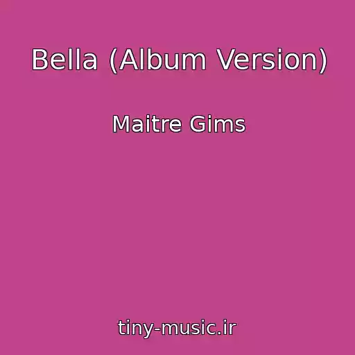 کاور آهنگ Bella (Album Version) از Maitre Gims