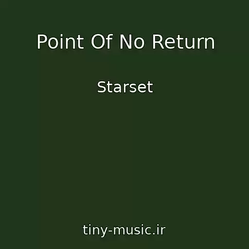 کاور آهنگ Point Of No Return از Starset