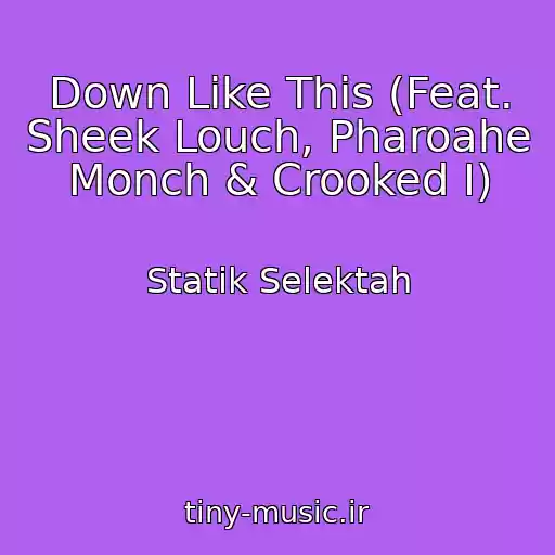 کاور آهنگ Down Like This (Feat. Sheek Louch, Pharoahe Monch & Crooked I) از Statik Selektah