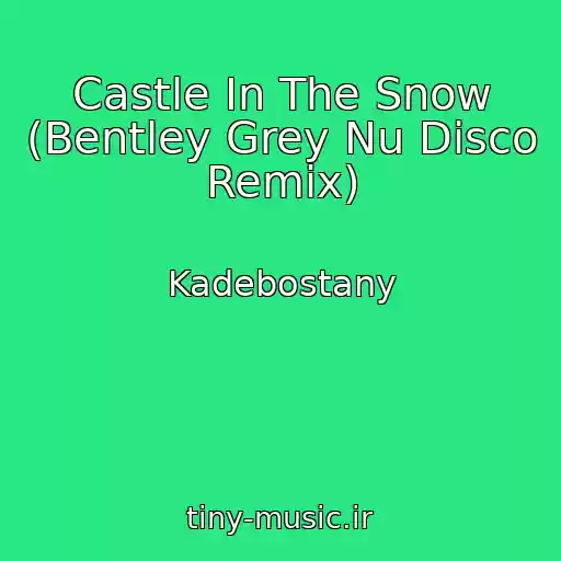 کاور آهنگ Castle In The Snow (Bentley Grey Nu Disco Remix) از Kadebostany