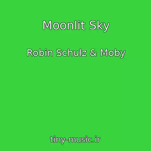 کاور آهنگ Moonlit Sky از Robin Schulz & Moby