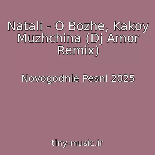 کاور آهنگ Natali - O Bozhe, Kakoy Muzhchina (Dj Amor Remix) از Novogodnie Pesni 2025