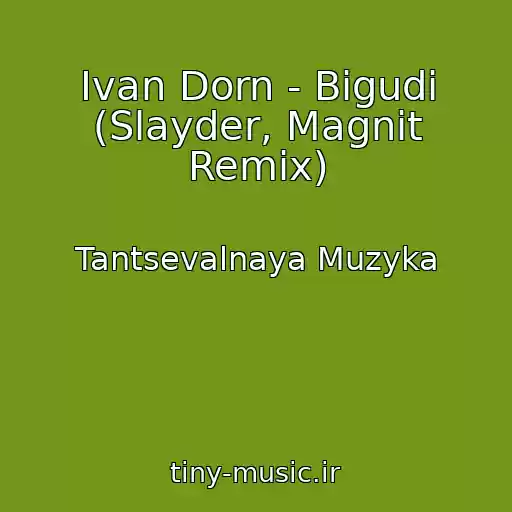 کاور آهنگ Ivan Dorn - Bigudi (Slayder, Magnit Remix) از Tantsevalnaya Muzyka