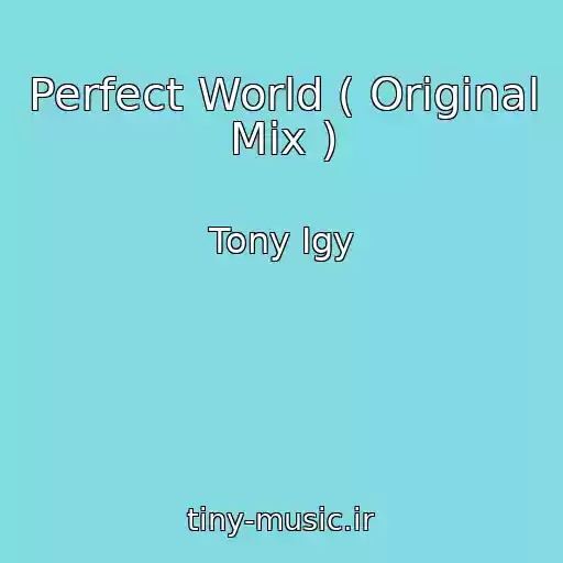 کاور آهنگ Perfect World ( Original Mix ) از Tony Igy