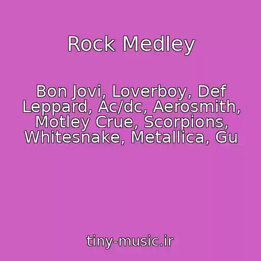 کاور آهنگ Rock Medley از Bon Jovi, Loverboy, Def Leppard, Ac/dc, Aerosmith, Motley Crue, Scorpions, Whitesnake, Metallica, Gu