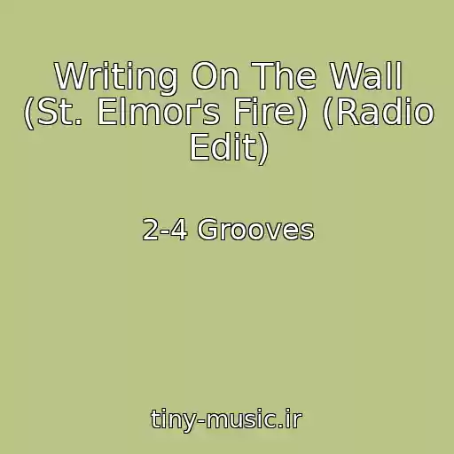 کاور آهنگ Writing On The Wall (St. Elmoґs Fire) (Radio Edit) از 2-4 Grooves