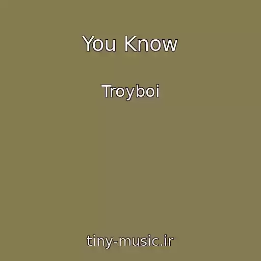 کاور آهنگ You Know از Troyboi