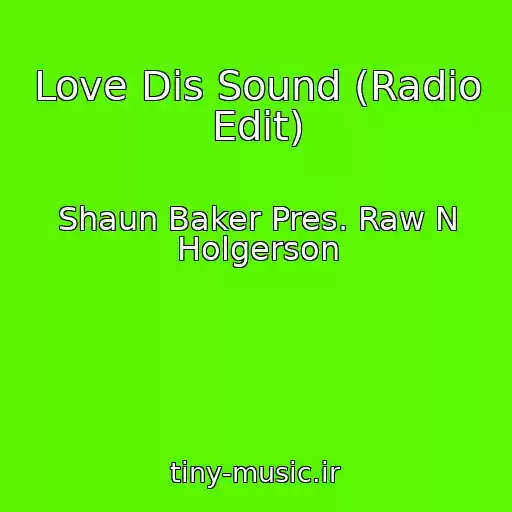 کاور آهنگ Love Dis Sound (Radio Edit) از Shaun Baker Pres. Raw N Holgerson