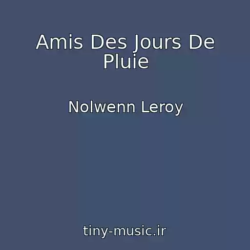 کاور آهنگ Amis Des Jours De Pluie از Nolwenn Leroy