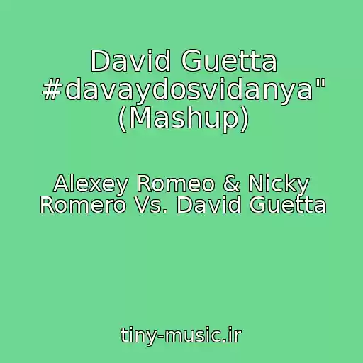 کاور آهنگ David Guetta #davaydosvidanya" (Mashup) از Alexey Romeo & Nicky Romero Vs. David Guetta