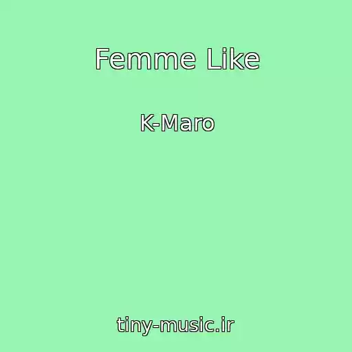کاور آهنگ Femme Like از K-Maro