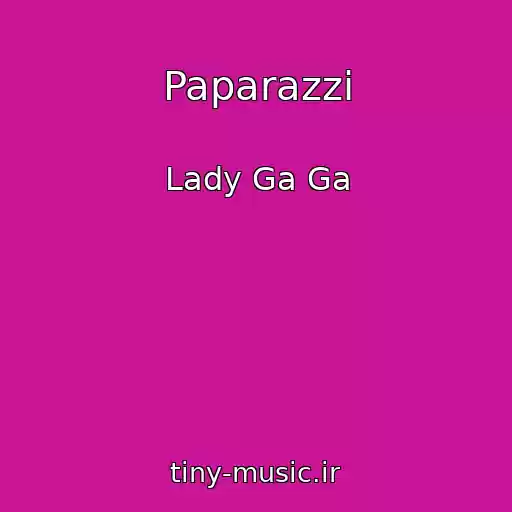 کاور آهنگ Paparazzi از Lady Ga Ga