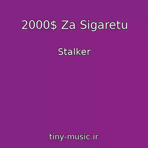 کاور آهنگ 2000$ Za Sigaretu از Stalker