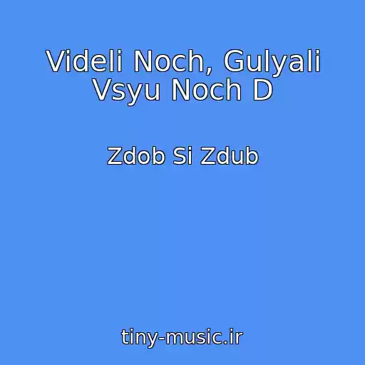 کاور آهنگ Videli Noch, Gulyali Vsyu Noch D از Zdob Si Zdub