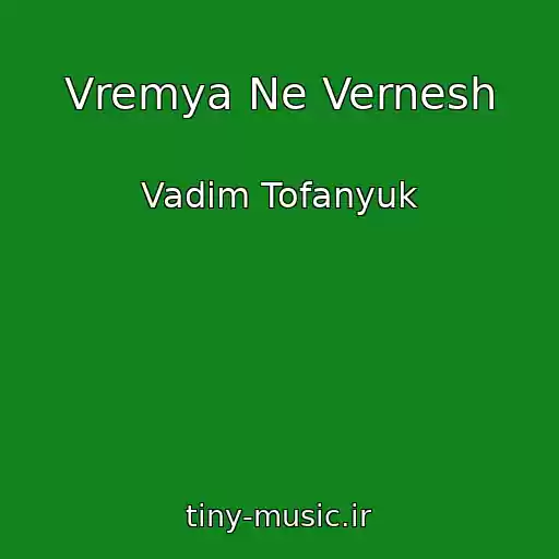کاور آهنگ Vremya Ne Vernesh از Vadim Tofanyuk