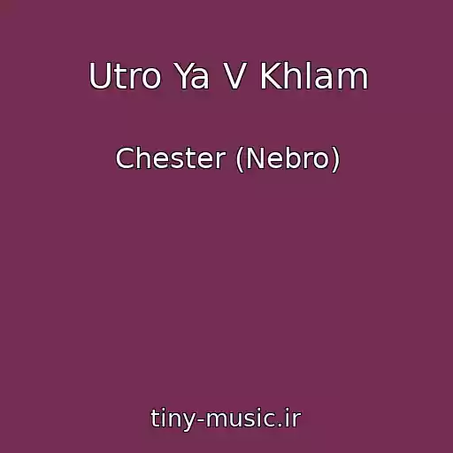 کاور آهنگ Utro Ya V Khlam از Chester (Nebro)