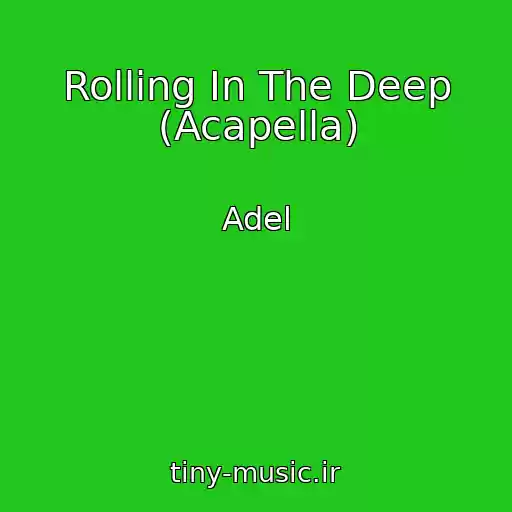کاور آهنگ Rolling In The Deep (Acapella) از Adel