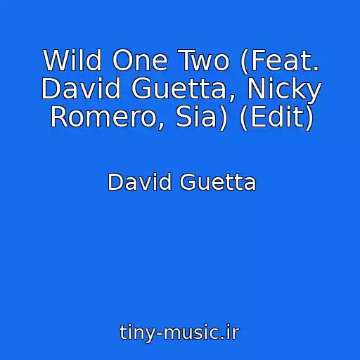 کاور آهنگ Wild One Two (Feat. David Guetta, Nicky Romero, Sia) (Edit) از David Guetta
