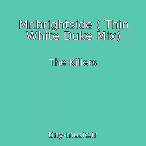 کاور آهنگ Mr.brightside ( Thin White Duke Mix) از The Killers