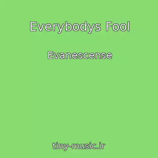 کاور آهنگ Everybodys Fool از Evanescense