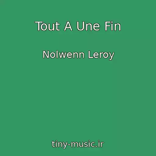 کاور آهنگ Tout A Une Fin از Nolwenn Leroy