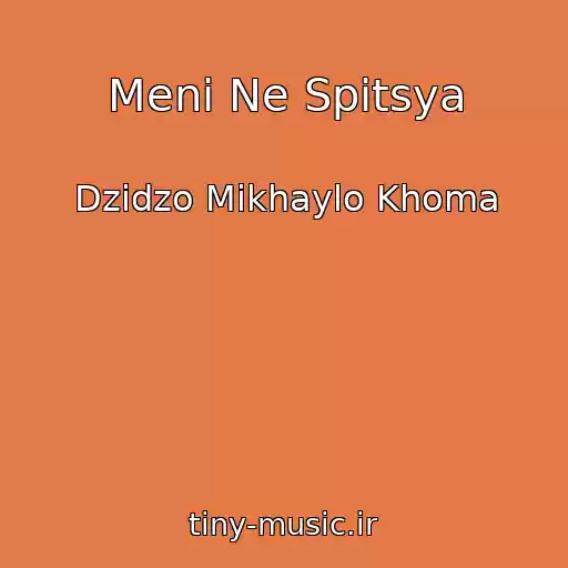 کاور آهنگ Menі Ne Spitsya از Dzіdzo Mikhaylo Khoma
