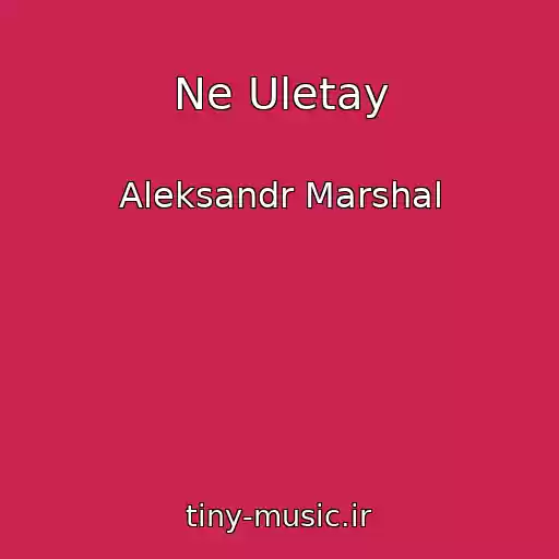 کاور آهنگ Ne Uletay از Aleksandr Marshal
