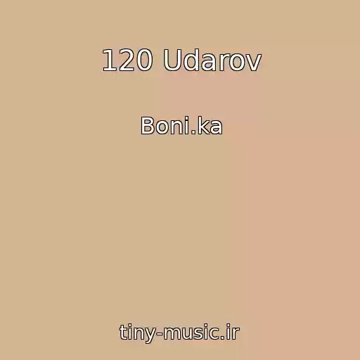 کاور آهنگ 120 Udarov از Boni.ka