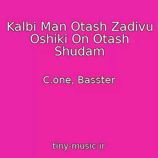 کاور آهنگ Kalbi Man Otash Zadivu Oshiki On Otash Shudam از C.one, Basster