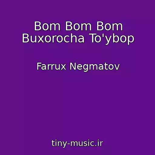 کاور آهنگ Bom Bom Bom Buxorocha To'ybop از Farrux Negmatov