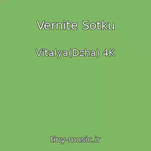 کاور آهنگ Vernite Sotku از Vitalya(Dzha) 4K