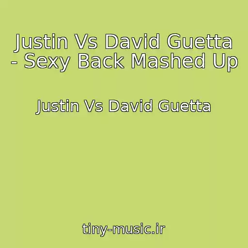 کاور آهنگ Justin Vs David Guetta - Sexy Back Mashed Up از Justin Vs David Guetta
