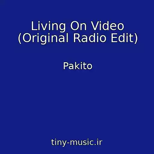 کاور آهنگ Living On Video (Original Radio Edit) از Pakito