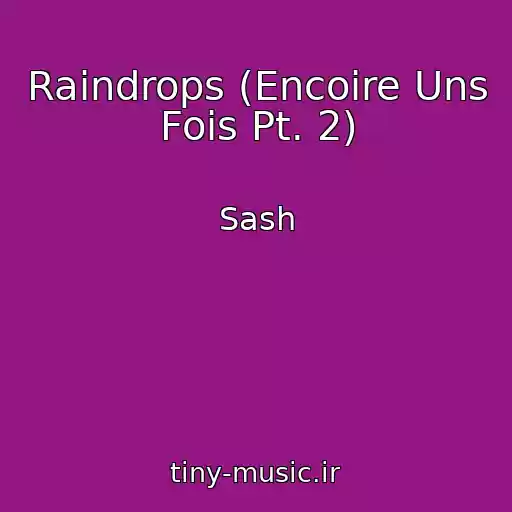 کاور آهنگ Raindrops (Encoire Uns Fois Pt. 2) از Sash