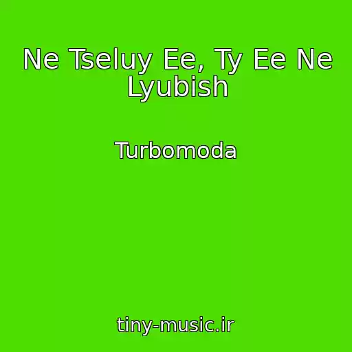 کاور آهنگ Ne Tseluy Ee, Ty Ee Ne Lyubish از Turbomoda