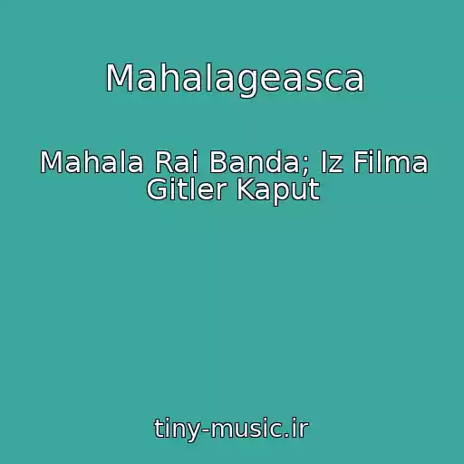 کاور آهنگ Mahalageasca از Mahala Rai Banda; Iz Filma Gitler Kaput