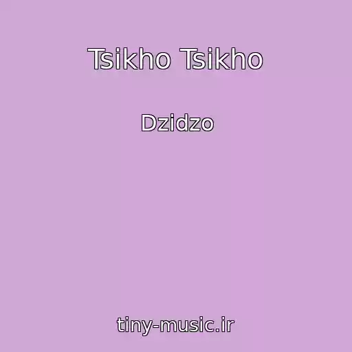 کاور آهنگ Tsіkho Tsіkho از Dzіdzo