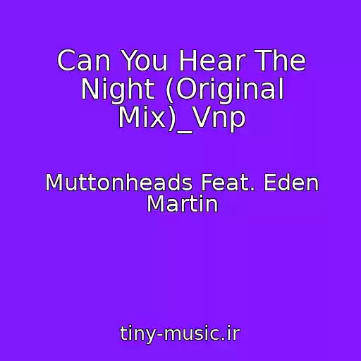 کاور آهنگ Can You Hear The Night (Original Mix)_Vnp از Muttonheads Feat. Eden Martin